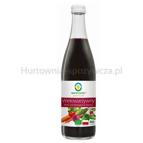 Sok Wielowarzywny Kiszony Nfc Bezglutenowy Bio 500 Ml - Bio Food [BIO]