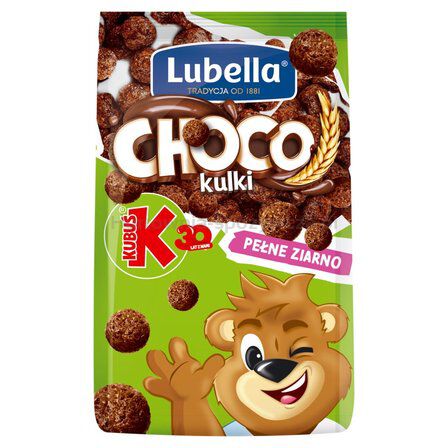Lubella Mlekołaki Choco Kulki Zbożowe O Smaku Czekoladowym 250 G