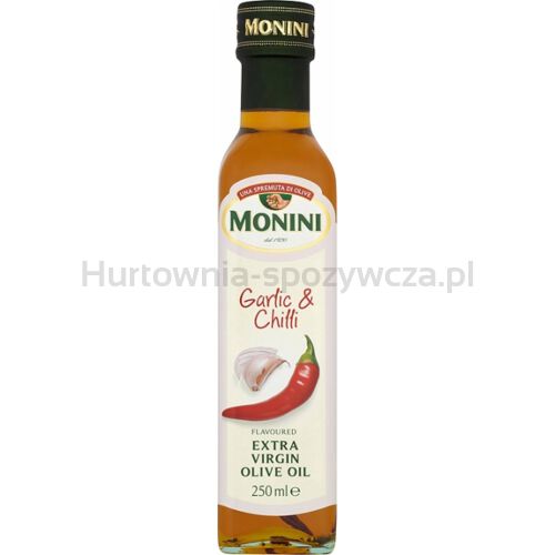 Monini Przyprawa Na Bazie Oliwy Z Oliwek Ev - CzosnekChili 250 Ml