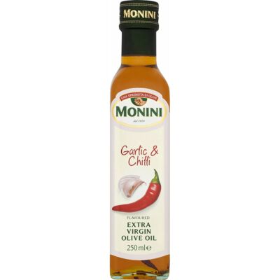 Monini Przyprawa Na Bazie Oliwy Z Oliwek Ev - CzosnekChili 250 Ml