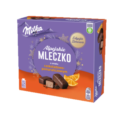 Milka Alpejskie Mleczko Pomarańczowe 330g