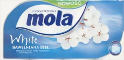 Mola Papier Toaletowy Biała Bawełna 8 Rolek