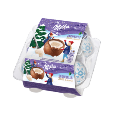 MILKA Snow Balls Milk Cream 112g