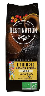 Destination  Kawa Mielona Arabica 100 % Etiopia Fair For Life Bio 250 G [BIO]