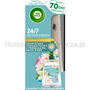 Air Wick Active Fresh Komplet Oceaninczy Powiew i Rajska Wanilia 228 ml 