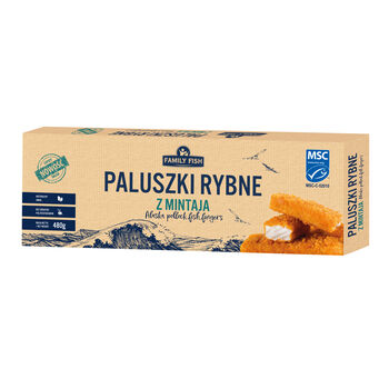 Family Fish Paluszki Z Mintaja 480G 