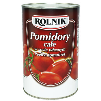 Rolnik Pomidory Całe W Sosie Własnym 4250 Ml 