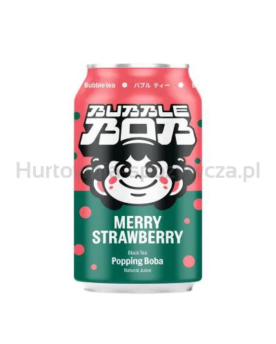 Popping Bubble Tea Truskawka 330ml