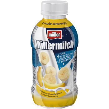 Mullermilch Napój Mleczny O Smaku Bananowym 400G