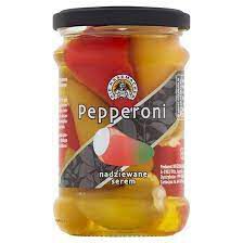 Temar Papryka Pepperoni Nadziewana Serem Świeżym 250G Kaesemacher 