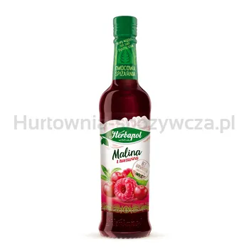 Herbapol Syrop Owocowy Malina Z Żurawiną Z Wit. C, D, B6 I Cynkiem 420Ml
