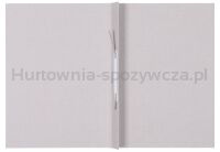 Skoroszyt OFFICE PRODUCTS Budget, karton, z fałdą, nadruk, A4, 250gsm, biały - 2