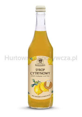 Syrop Cytrynowy 500 Ml - Rembowscy [BIO]