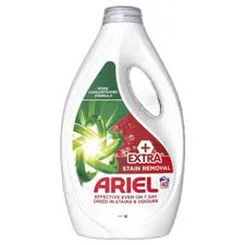 Ariel Płyn do prania 40 prań, + dodatkowa moc usuwania plam 1,8 l