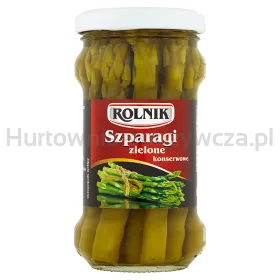 Rolnik Szparagi Całe Zielone Obrane 180G 