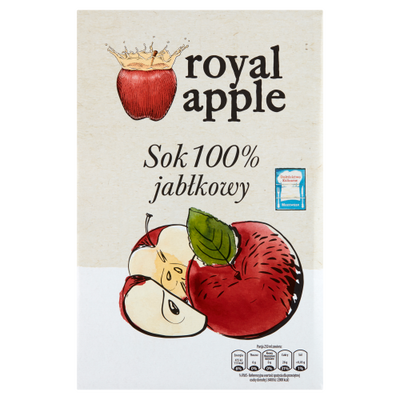 Royal Apple Sok Jabłkowy 100% Tłoczony 3L 