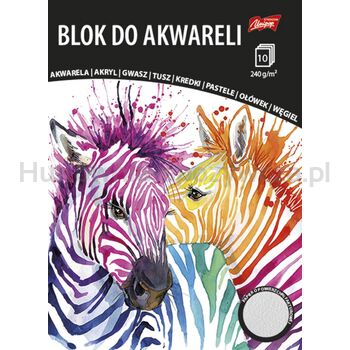 Unipap blok do akwareli A4 10 kartek