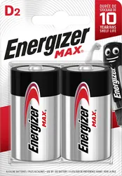 Bateria Energizer Max, D, Lr20, 1,5V, 2Szt.