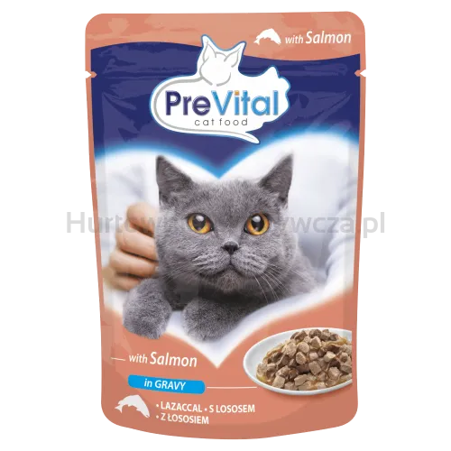 Prevital Sterile Pełnoporcjowa Karma Dla Kotów Z ŁoSosiem W Sosie 100G