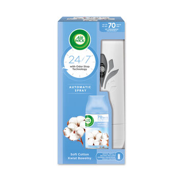 Air Wick Freshmatic Kwiat Bawełny/Soft Cotton 250Ml Komplet Nested