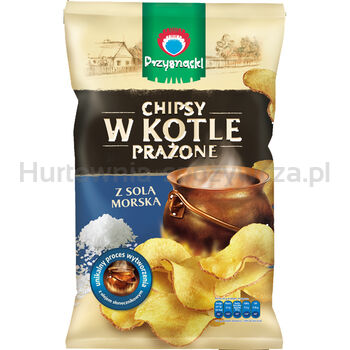 Przysnacki Chipsy W Kotle Prażone Z Solą Morską 30 G