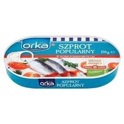 Szprot Orka Popularny W Sosie Pomidorowym 170 G Mw Dobry Wybór