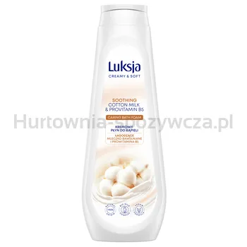 Luksja Płyn Do Kąpieli Creamy Soft Kremowy Mleczko Bawełniane I Prowitamina B5 900 Ml