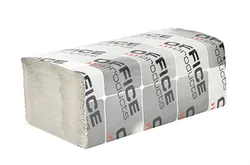 Ręczniki Składane Zz Makulaturowe Ekonomiczne Office Products, 1-Warstwowe, 4000 Listków, 20Szt., Szare