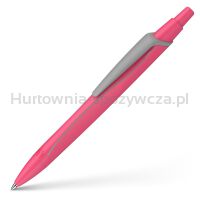Długopis automatyczny SCHNEIDER Reco, M, różowy neonowy - 2