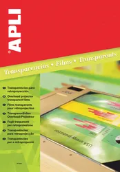 Folia Do Rzutników Apli, A4, Do Drukarki Laserowej, 100Ark.