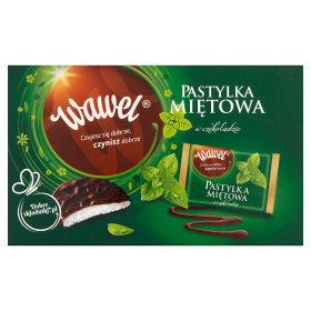 Wawel Pastylka Miętowa W Czekoladzie 210G