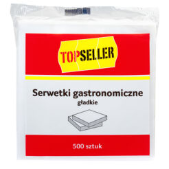 Topseller Serwetki Gastronomiczne Gładkie 15X15 Cm, 500 Sztuk