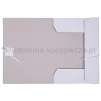 Teczka wiązana OFFICE PRODUCTS Budget, karton, A4, 250gsm, 3-skrz., biała - 2
