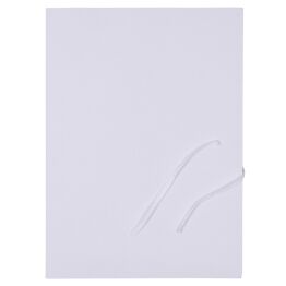 Teczka wiązana OFFICE PRODUCTS Budget, karton, A4, 250gsm, 3-skrz., biała