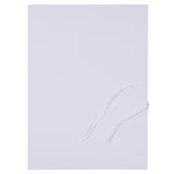 Teczka wiązana OFFICE PRODUCTS Budget, karton, A4, 250gsm, 3-skrz., biała
