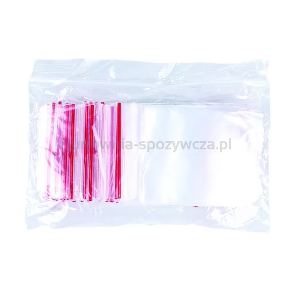 Torebka strunowa OFFICE PRODUCTS, LDPE, 60x80mm, 100szt., transparentna