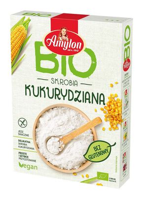 Skrobia Kukurydziana Bio 200 G - Amylon [BIO]