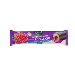 Owsiany Roll&Go malina, bez glutenu 30g