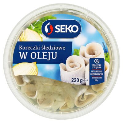 Seko Koreczki Śledziowe W Oleju 220G 