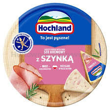 Hochland Z Szynką Ser Kremowy Topiony W Trójkącikach 180 G