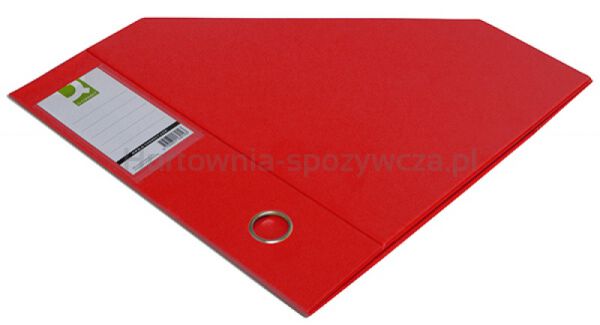 Pojemnik na dokumenty Q-CONNECT, PVC, A4/76, czerwony - 3
