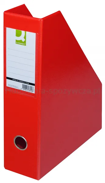 Pojemnik Na Dokumenty Q-Connect, Pvc, A4/76, Czerwony