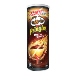 Pringles Hot &Amp Spicy 165G