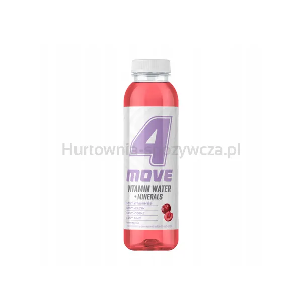 4Move Vitamin Water + Minerals Cherry 556 Ml Kaucja