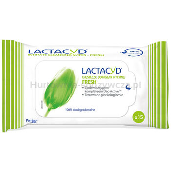 Lactacyd Fresh chusteczki do higieny intymnej 15szt