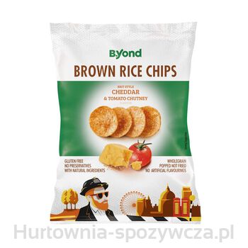 Byond Chips Ryżowy Cheddar I Chutney Sos Z Pomidorów 70G