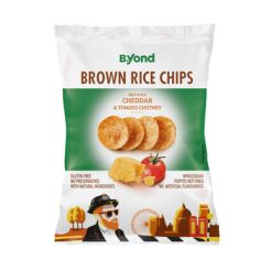 Byond Chips Ryżowy Cheddar I Chutney Sos Z Pomidorów 70G