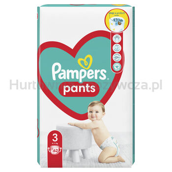 Pampers Pieluchomajtki Jumbo Pack S3, 62 Szt