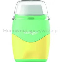 Keyroad Temperówka plastikowa z gumką pastel, podwójna, blister, mix kolorów  - 2