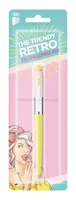 Ico Długopis automatyczny Retro 70'C, Pastel, blister, wkład niebieski, mix kolorów  - 4